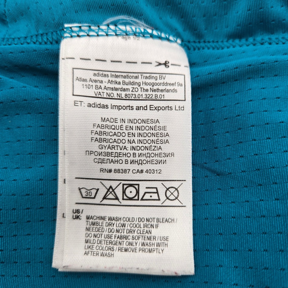 Adidas Climalite Womens Black Teal Athletic Lined Skort Tennis Golf Size Large - Picture 5 of 6